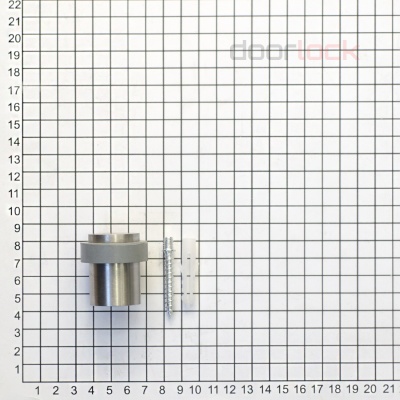 Дверной упор Doorlock DS004Massive SS, нержавеющая сталь, ø29/ø38мм