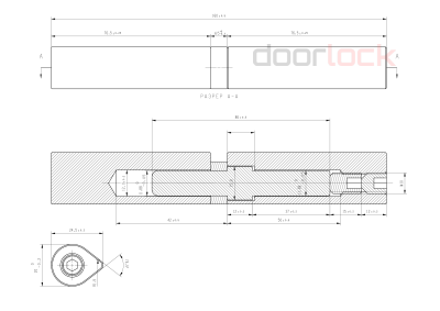 Петля DOORLOCK HS-160AD регулируемая