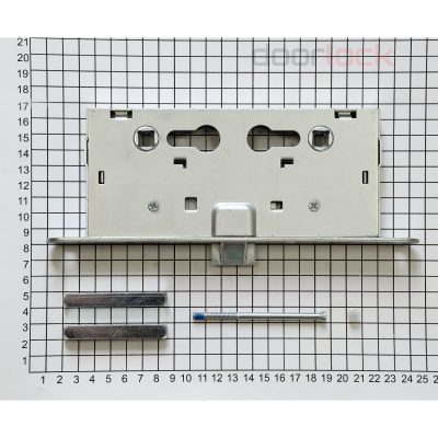 Огнестойкий замок в комплекте с разрезным штоком 65/65 Doorlock V 1901/65 (серия Variant)