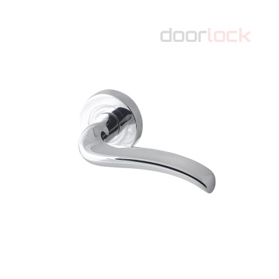 Ручка дверная DOORLOCK Irida M033, полированный хром