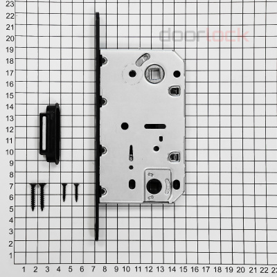 Замок дверной магнитный Doorlock DL452M/WC/50/96/18/SCr, межкомнатный, матовый хром
