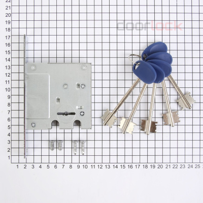 Замок дверной DOORLOCK DL8257K/Z/52мм, сувальдный