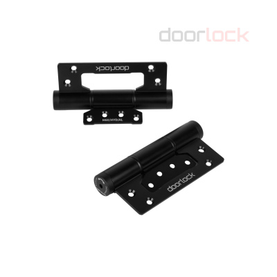 Дверная петля карточная с доводчиком DOORLOCK H60/HYD/AL