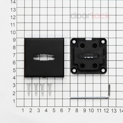 Ключевина сувальдная DOORLOCK ES01/S/L/A MBSN, матовый никель